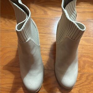 DV by Dolce Vita Cream Ankle Booties